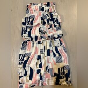 Stylish  Abstract Print Dress